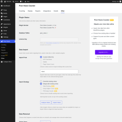 Page screenshot: Post Views &rarr; Other