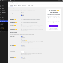 Page screenshot: Post Views