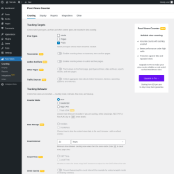 Page screenshot: Post Views
