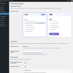 Page screenshot: Post-to-Podcast