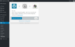 Page screenshot: PowerPack &lsaquo; Test site &mdash; WordPress