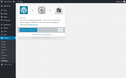 Page screenshot: PowerPack &lsaquo; Test site &mdash; WordPress