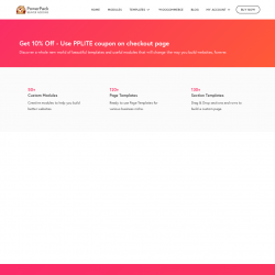 Page screenshot: Settings &rarr; PowerPack &rarr; Upgrade