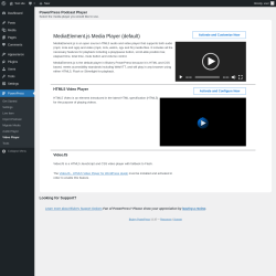 Page screenshot: PowerPress → Video Player