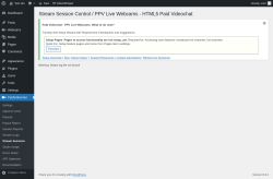 Page screenshot: PaidVideochat → Stream Sessions