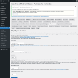 Page screenshot: PaidVideochat → Billing Wallets
