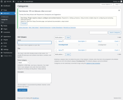 Page screenshot: Webcams → Categories