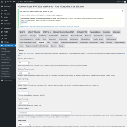 Page screenshot: PaidVideochat → Payouts