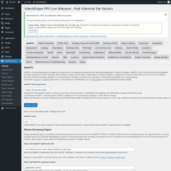 Page screenshot: PaidVideochat &rarr; WebRTC