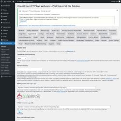 Page screenshot: PaidVideochat &rarr; Appearance