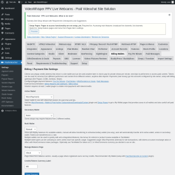 Page screenshot: PaidVideochat &rarr; Billing Wallets