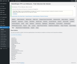 Page screenshot: PaidVideochat &rarr; Reset