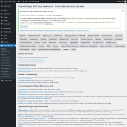 Page screenshot: PaidVideochat &rarr; Support