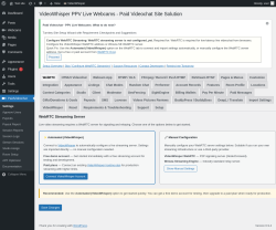 Page screenshot: PaidVideochat &rarr; WebRTC