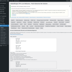 Page screenshot: PaidVideochat &rarr; Account Records