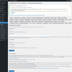 Page screenshot: PaidVideochat &rarr; DeepL / Translate