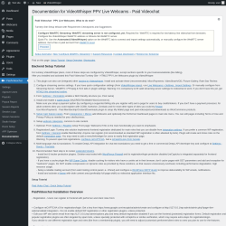 Page screenshot: PaidVideochat &rarr; Documentation