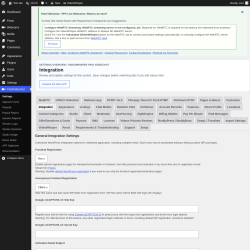Page screenshot: PaidVideochat &rarr; Integration