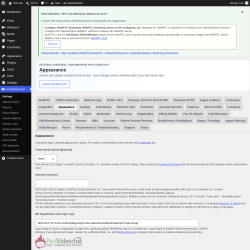 Page screenshot: PaidVideochat &rarr; Appearance