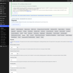 Page screenshot: PaidVideochat &rarr; Payouts