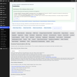 Page screenshot: PaidVideochat &rarr; Customize