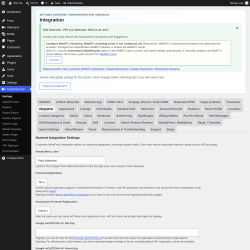 Page screenshot: PaidVideochat &rarr; Integration