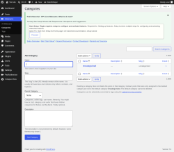 Page screenshot: Webcams &rarr; Categories