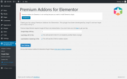 Page screenshot: Premium Addons for Elementor → Google Maps