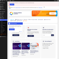 Page screenshot: Premium Addons