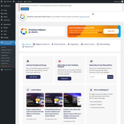 Page screenshot: Premium Addons for Elementor