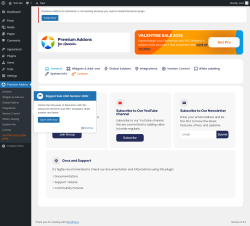 Page screenshot: Premium Addons