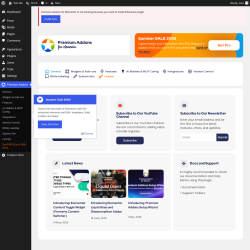 Page screenshot: Premium Addons