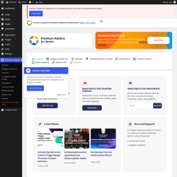 Page screenshot: Premium Addons