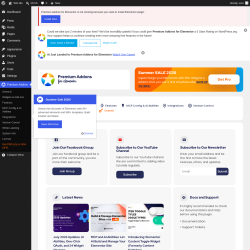 Page screenshot: Premium Addons