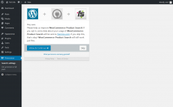 Page screenshot: Search settings &lsaquo; Test site &mdash; WordPress