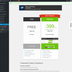 Page screenshot: Premmerce 53 → Upgrade  ➤