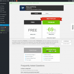 Page screenshot: Premmerce  → Upgrade  ➤