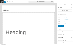 Page screenshot: Presentations → Add New Presentation