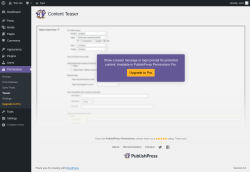 Page screenshot: Permissions &rarr; Teaser