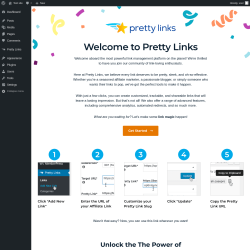 Page screenshot: Welcome &lsaquo; Test site &mdash; WordPress