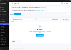 Page screenshot: Pretty Links  &rarr; Pretty Links