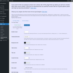 Page screenshot: Settings &rarr; Pretty Testimonial Options