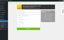 Page screenshot: Primary Addon → Contact Us