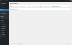 Page screenshot: Images &rarr; Reports