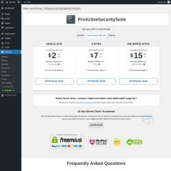 Page screenshot: Settings → Upgrade  ➤