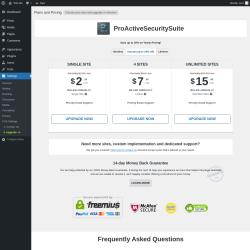 Page screenshot: Settings → Upgrade  ➤