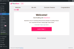 Page screenshot: WowStore → Setup Wizard