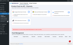Page screenshot: Product Feed
