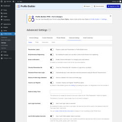 Page screenshot: Profile Builder &rarr; Toolbox