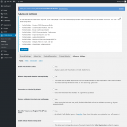 Page screenshot: Profile Builder → Toolbox